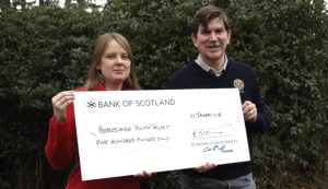 Rotary Club of Peebles Cheque Rotary Club of Peebles Cheque
